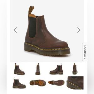 Gently used Dr. Martin Chelsea Platform Boots – Brown - Worn Twice Sz US 8/UK 6